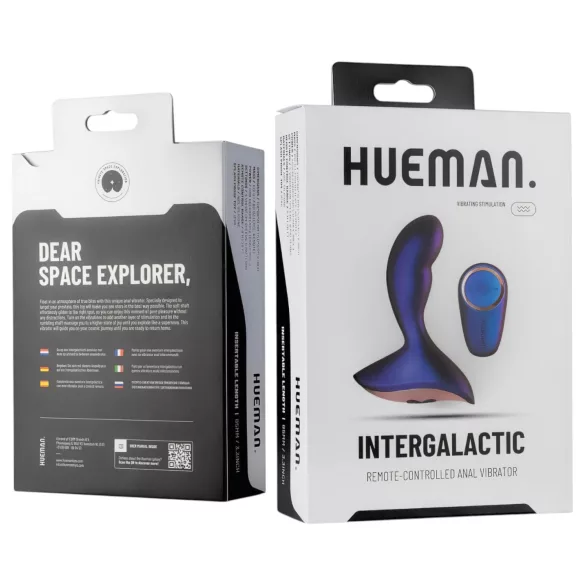 Hueman Intergalactic - analni vibrator - ljubičasta