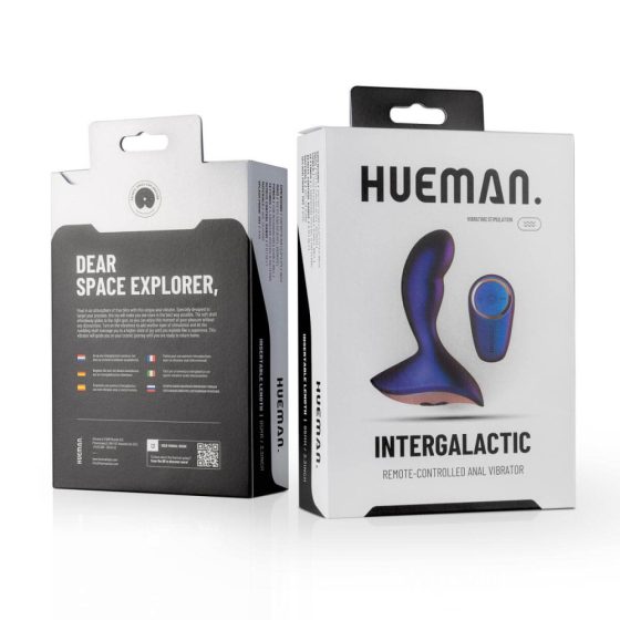 Hueman Intergalactic - bežični, radio analni vibrator (ljubičasti)