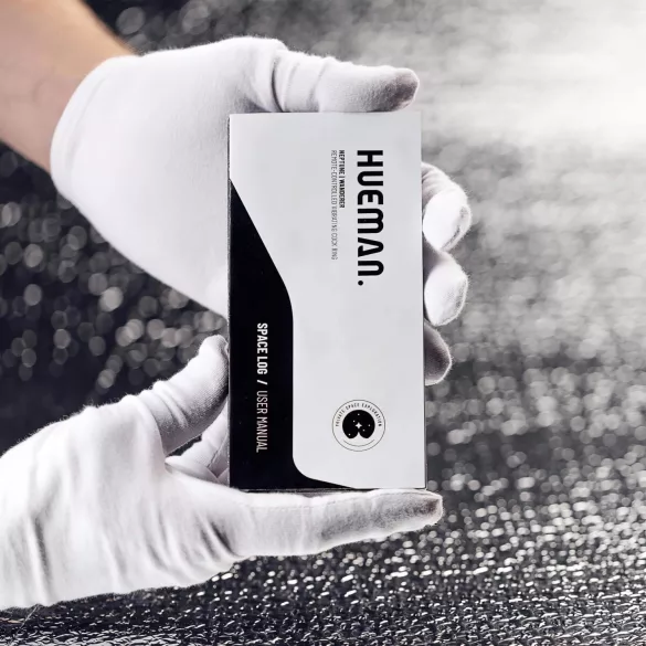 Hueman - Analni vibrator na daljinsko upravljanje - punjivi - ljubičasti