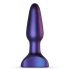 Hueman Space Force - vodootporni analni vibrator s potiskom (ljubičasti)