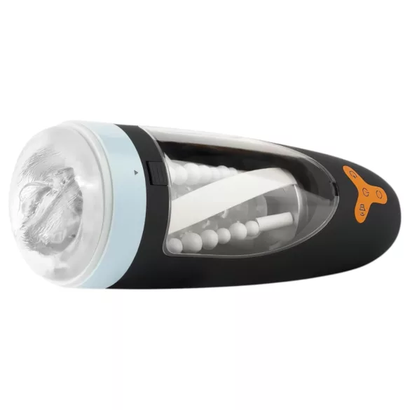 CRUIZR CP01 - masturbator s rotacijom i vakuumom - akumulatorski - crno-plavi