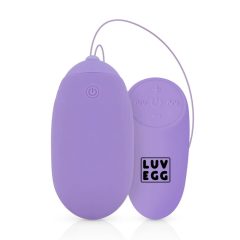 LUV JAJE XL - punjivo, radio vibrirajuće jaje (ljubičasto)