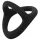 Easytoys Desire Ring - fleksibilni prsten za penis i testise - crni