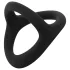 Easytoys Desire Ring - fleksibilni prsten za penis i testise - crni