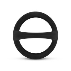   Easytoys Desire Ring - savitljivi prsten za penis i testise (crni)