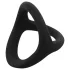 Easytoys Desire Ring - fleksibilni prsten za penis i testise - crni