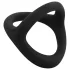 Easytoys Desire Ring - fleksibilni prsten za penis i testise - crni