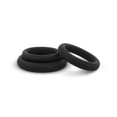   Easytoys Explore Ring - set prstenova za penis - 3 dijela (crni)