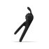 Easytoys Share Ring - Vibracijski prsten za penis i testise (crni)