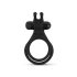 Easytoys Share Ring - Vibracijski prsten za penis i testise (crni)