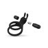 Easytoys Share Ring - Vibracijski prsten za penis i testise (crni)