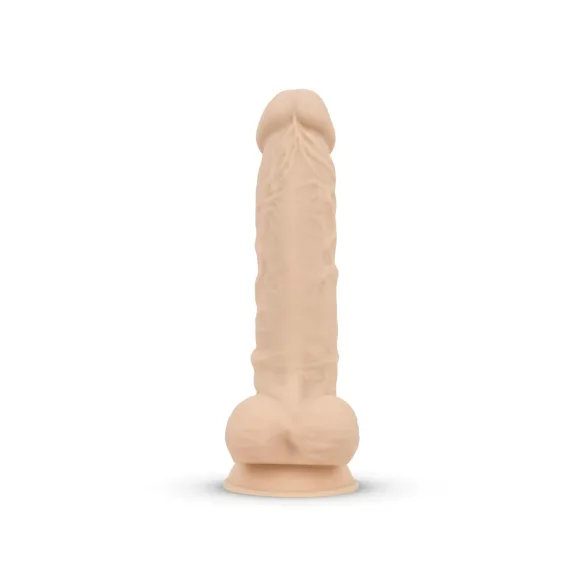 Real Fantasy Conrad - vibrátor s vakuumskom bazom - 20 cm - natur boja