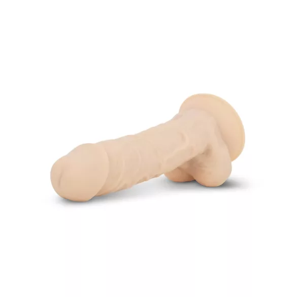 Real Fantasy Conrad - vibrátor s vakuumskom bazom - 20 cm - natur boja