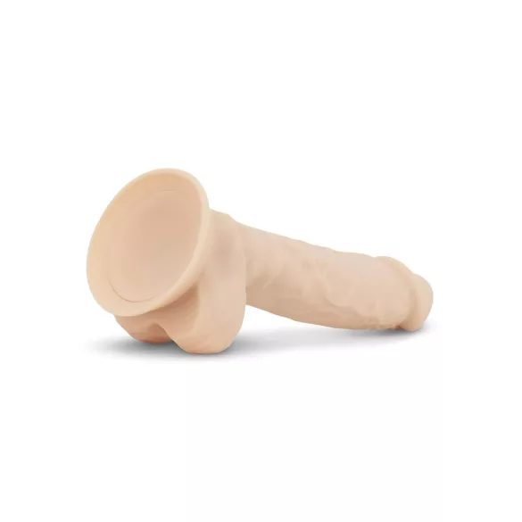 Real Fantasy Conrad - vibrátor s vakuumskom bazom - 20 cm - natur boja