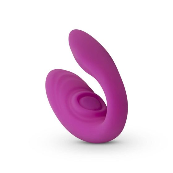 Easytoys Tap Dancer - punjivi, vodootporni, radio vibrator za par (ružičasti)