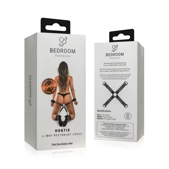 Bedroom Fantasies - križ za vezanje - crna