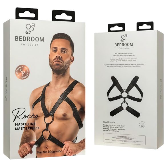 Bedroom Fantasies Rocco - crni gornji dio tijela - S-XL