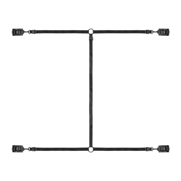 Bedroom Fantasies - set za vezanje za krevet - crna