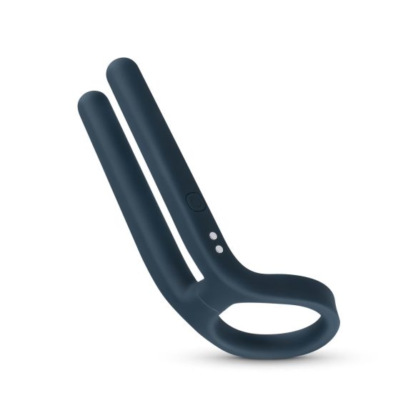 Boners - akumulatorski penis prsten i vibrator za testise (plavi)