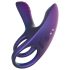 Hueman Infinity Ignite - vibracijski prsten za penis i testise (ljubičasta)