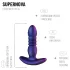 Hueman Supernova - potisni analni vibrator (ljubičasti)