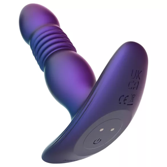 Hueman Supernova - potisni analni vibrator (ljubičasti)