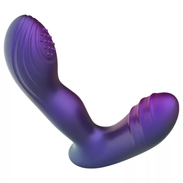 Hueman Galaxy - pulsirajući analni vibrator - ljubičasta