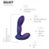 Hueman Galaxy - pulsirajući analni vibrator - ljubičasta