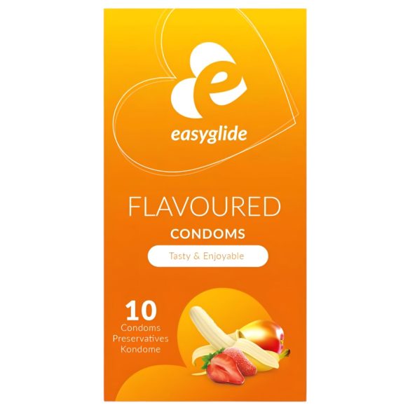 EasyGlide Flavoured - voćni okus kondomi (10 komada)