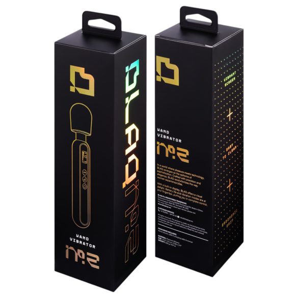 BLAQ - vibrator masažer digitalni - crni