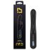 BLAQ - digitalni vibrator s uskrima za klitoris (crni)