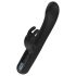 BLAQ - digitalni vibrator s uskrima za klitoris (crni)