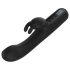 BLAQ - digitalni vibrator s uskrima za klitoris (crni)