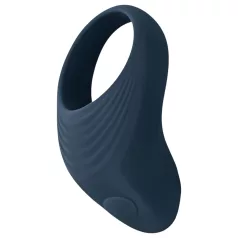Boners - vibrirajući prsten za penis na baterije (plavi)
