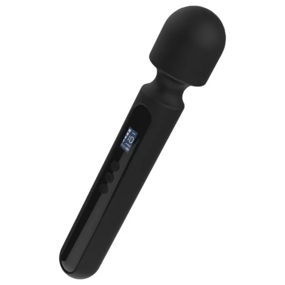 BLAQ - masažer vibrator veliki digitalni - crni