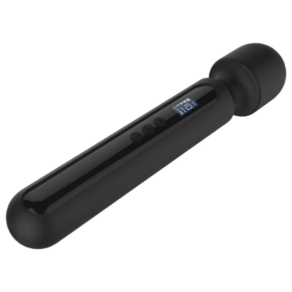 BLAQ - masažer vibrator veliki digitalni - crni
