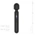 BLAQ - moćni digitalni crni masažer vibrator