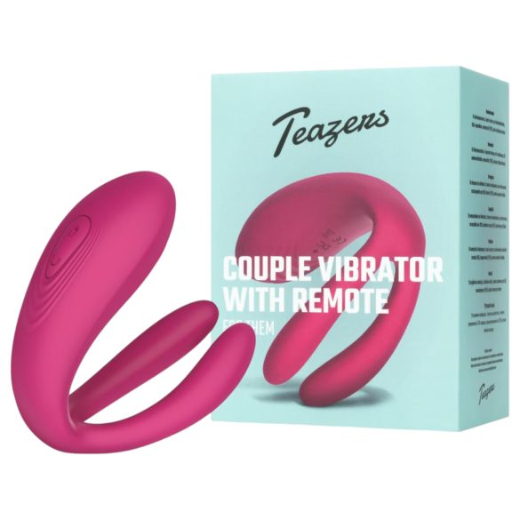 Teazers - 3-motorski parni vibrator (ružičasti)
