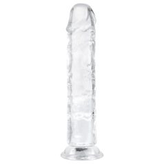 EasyToys - dildo od žele - 18 cm - prozirno