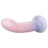 EasyToys Mermaid - šljokasti dildo - 19 cm (ružičasti)
