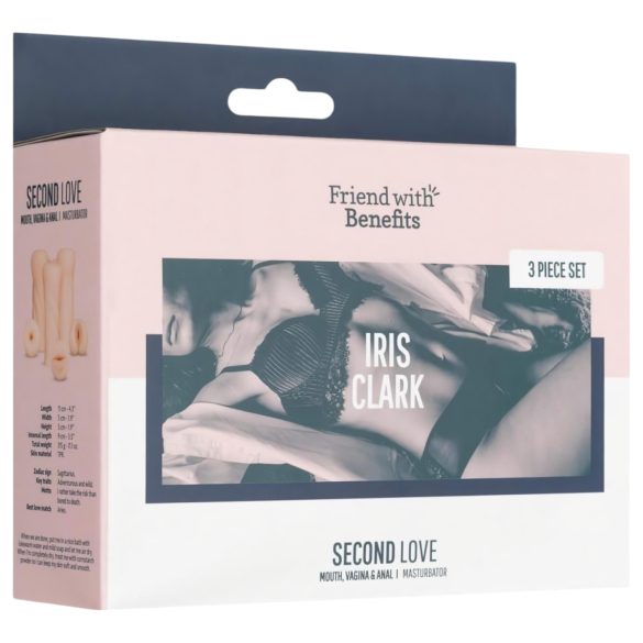 FWB - realistični masturbator set - prirodna boja