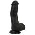 Easytoys - Realistični Dildo s Testisima - 12 cm (crna)