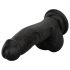 Easytoys - Realistični Dildo s Testisima - 12 cm (crna)