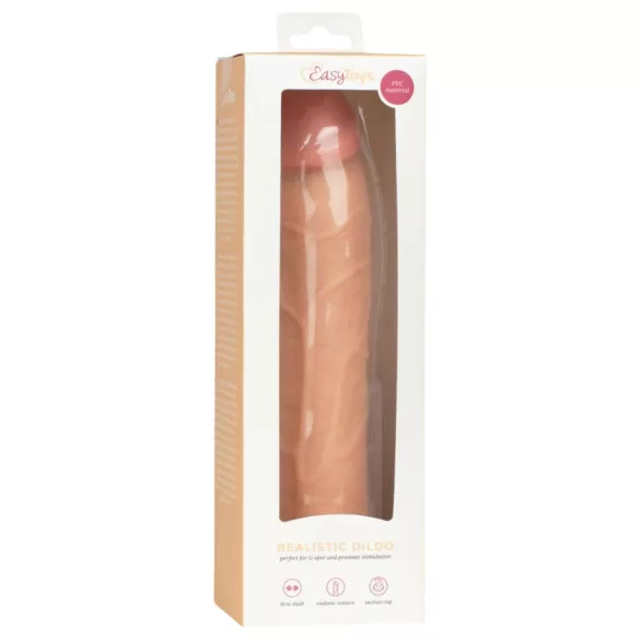 Easytoys - realistični dildo - 22,5 cm - prirodna boja