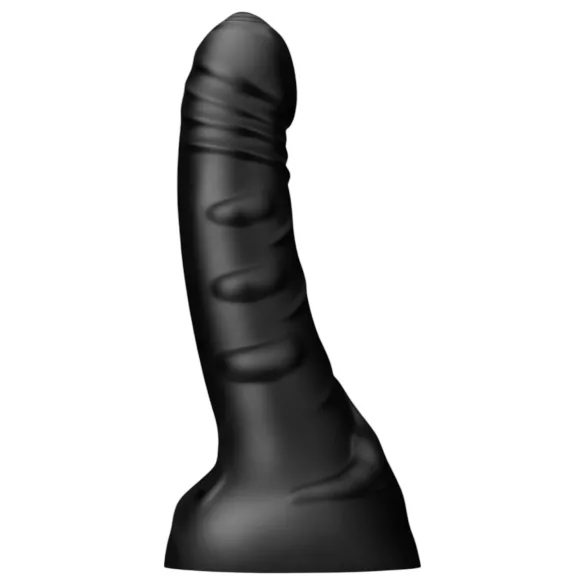 BUTTR Black Hawk - realistični analni dildo - crni