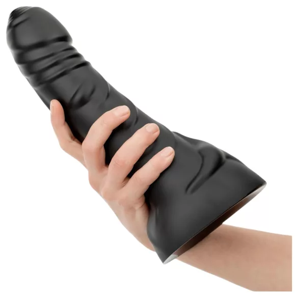 BUTTR Black Hawk - realistični analni dildo - crni