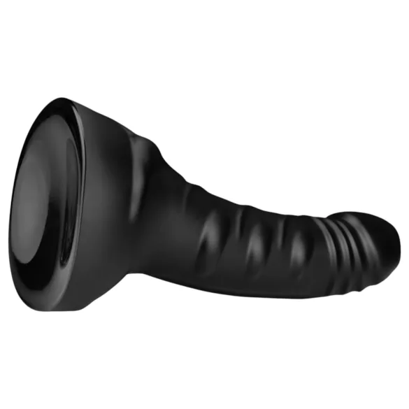 BUTTR Black Hawk - realistični analni dildo - crni