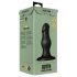 BUTTR FIM-92 - crni analni dildo s vakum postoljem