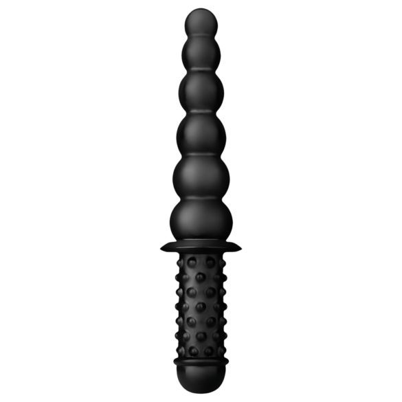 BUTTR Akimbo - dvostrani analni dildo (crni)