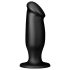 BUTTR AH-1 - crni analni dildo s vakumski držačem